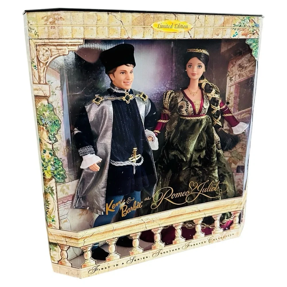 Limited Edition Barbie and Barbie as Romeo and Juliet 1990s Mattel